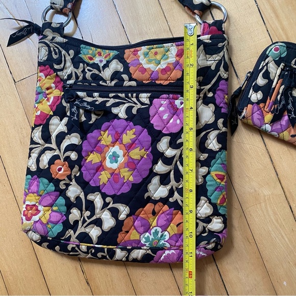Floral Patterned Women's Bag and Wallet Set - Picture 3 of 8